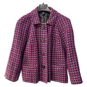 Briggs New York ladies size‎ 18 blazer pink purple black